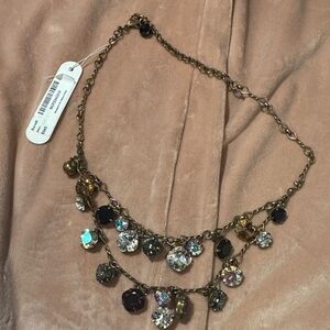 Sorrelli Gold Necklace with Sparkling Stones